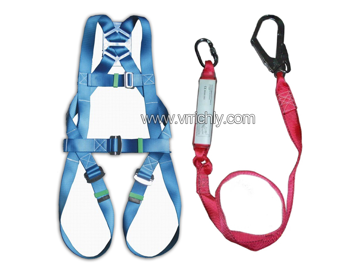 เข็มขัดนิรภัยแบบเต็มตัว รุ่น MS-717+Absorber Webbing 1 Hook